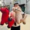 Gấu bông Ngựa Tài Lộc 70cm - Lông mềm mịn, Thú nhồi bông cao cấp, Quà tặng 260k 2