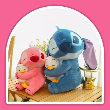 Gấu bông Stitch ôm vịt dễ thương, quà tặng cho mọi lứa tuổi - Giá chỉ 160.000đ