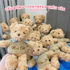 Gấu Bông Teddy Lông Xoăn Thêu Tên Yêu Cầu - Quà Tặng Ý Nghĩa Cho Bé và Người Thân 3