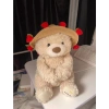 Gấu bông teddy lông xù đội mũ ôm bó hoa hồng - Quà tặng sinh nhật Valentine cho bạn gái, người yêu 80k 6