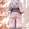 Gấu Bông Thỏ Bunny Tai Dài Lông Tuyết 80-120cm Giá ưu đãi 189k Nhẹ nhàng ấm áp 4