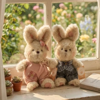 Gấu Bông Thỏ MẦU BẨN Cao Cấp - Mặc Đồ Sang Trọng, Quà Tặng Xinh Xắn Cho Bạn Gái và Bé, Giá Ưu Đãi 64.000₫ 8