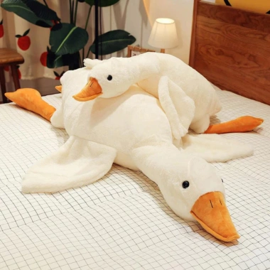 Gấu bông vịt con dễ thương, thú nhồi bông ngan ngỗng, giá 62.980 VND 5