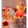 Gấu Teddy trang trí bánh độc đáo - quà tặng Valentine giá 13.390 VND giảm sốc