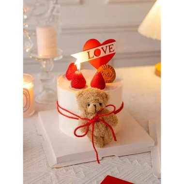 Gấu Teddy trang trí bánh độc đáo - quà tặng Valentine giá 13.390 VND giảm sốc 3 Gấu Teddy trang trí bánh độc đáo - quà tặng Valentine giá 13.390 VND giảm sốc 3