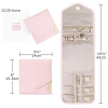 Gcdhome Hộp Trang Sức Gập Du Lịch Cuộn Di Động Bảo Quản Vòng Cổ Thổ Cẩm - Giá 114.696₫ 9