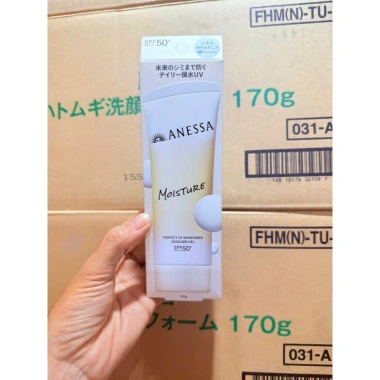 Gel Chống Nắng Anessa Dưỡng Ẩm Da Khô SPF50+ PA++++ 90g Nhật Bản - Giá 379k 2 Gel Chống Nắng Anessa Dưỡng Ẩm Da Khô SPF50+ PA++++ 90g Nhật Bản - Giá 379k 2