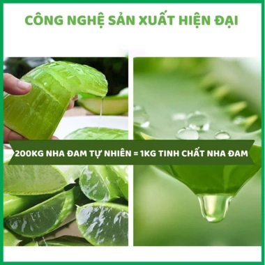 Gel Nha Đam Dưỡng ẩm 300g - Mặt Nạ Thiên Nhiên Giá 38.000₫, Dưỡng Da Sâu 4