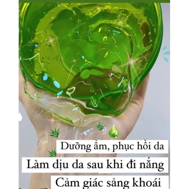 Gel Nha Đam Dưỡng ẩm 300g - Mặt Nạ Thiên Nhiên Giá 38.000₫, Dưỡng Da Sâu 5