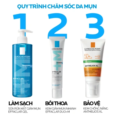 Gel rửa mặt giảm mụn La Roche-Posay Effaclar 400ml - Sạch sâu da dầu, 560.000 VND