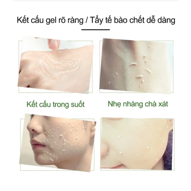 Gel tẩy tế bào chết mặt trắng da nha đam - Dưỡng ẩm, giảm mụn, da dầu, da sạch 130k 8