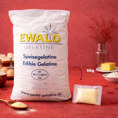 Gelatin Bột Ewald Đức 1kg/100g Dạng Mịn Không Mùi Nguyên Liệu Bánh Ưu Đãi 18.130₫