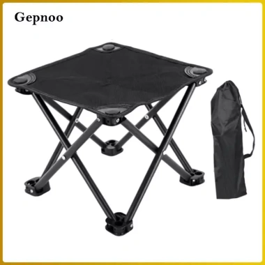 Gepnoo Ghế Ottoman Cắm Trại Đa Năng Gấp Nhỏ Gọn, Túi Đựng Tiện Lợi, Phù Hợp Công Viên Du Lịch, Giá 128.700đ