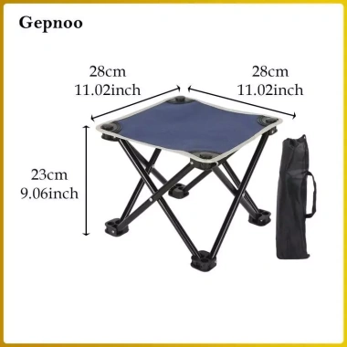 Gepnoo Ghế Ottoman Cắm Trại Đa Năng Gấp Nhỏ Gọn, Túi Đựng Tiện Lợi, Phù Hợp Công Viên Du Lịch, Giá 128.700đ