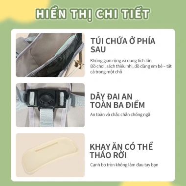 Ghế Ăn Dặm Gấp Gọn Hoo Booster Xanh Quân Đội Kèm Bàn Hàn Quốc FREE SHIP 188.000₫ 6 Ghế Ăn Dặm Gấp Gọn Hoo Booster Xanh Quân Đội Kèm Bàn Hàn Quốc FREE SHIP 188.000₫ 6