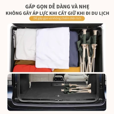 Ghế Ăn Dặm Gấp Gọn Hoo Booster Xanh Quân Đội Kèm Bàn Hàn Quốc FREE SHIP 188.000₫