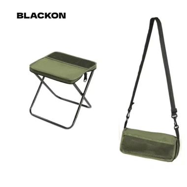 Ghế cắm trại BLACKON gấp gọn, dây đeo vai điều chỉnh, ghế ba lô câu cá ngoài trời - Giá 192.720 VNĐ
