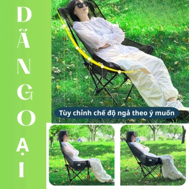 Ghế Camping Gấp Gọn Ngả Lưng Tmountain - Chịu Lực Cao Cấp, Đa Năng Dã Ngoại 8