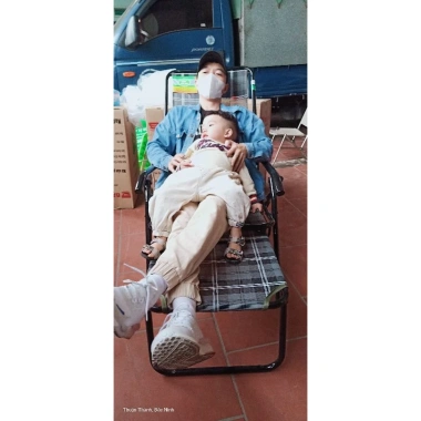Ghế gấp khung thép vải lưới 200kg - Bảo hành dài lâu, Giảm giá, Chỉ 430.000đ 2