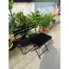 Ghế sắt thanh lá trà chanh gấp gọn - phù hợp quán cà phê, dã ngoại, sân vườn 135k 7