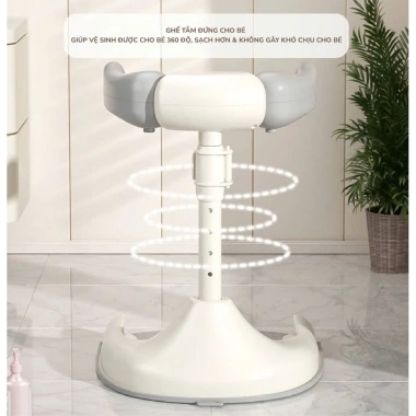 Ghế tắm đứng đa năng 4in1 cho bé - tay vịn chắc chắn, đế bám sàn an toàn, giảm đau khi tắm, giá ưu đãi 389.000₫ 5 Ghế tắm đứng đa năng 4in1 cho bé - tay vịn chắc chắn, đế bám sàn an toàn, giảm đau khi tắm, giá ưu đãi 389.000₫ 5