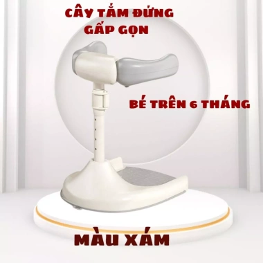 Ghế tắm đứng đa năng 4in1 cho bé - tay vịn chắc chắn, đế bám sàn an toàn, giảm đau khi tắm, giá ưu đãi 389.000₫