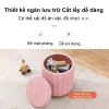Ghế Trang Điểm Bắc Âu Nhẹ Nail Round Bench Lưu Trữ Trắng Hồng Xám – Giá 344.300₫ 2