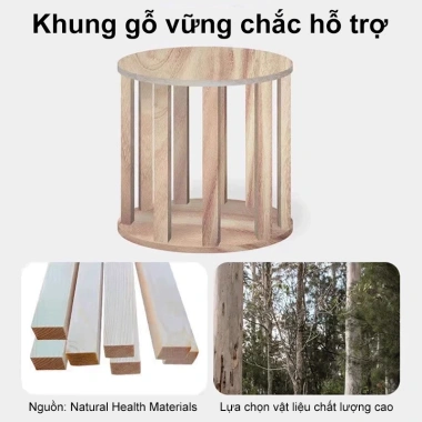 Ghế Trang Điểm Bắc Âu Nhẹ Nail Round Bench Lưu Trữ Trắng Hồng Xám – Giá 344.300₫ 4