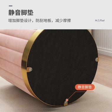 Ghế Trang Điểm Bắc Âu Nhẹ Nail Round Bench Lưu Trữ Trắng Hồng Xám – Giá 344.300₫ 7
