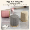 Ghế Trang Điểm Bắc Âu Nhẹ Nail Round Bench Lưu Trữ Trắng Hồng Xám – Giá 344.300₫ 8