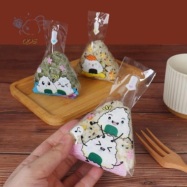 GI 100 chiếc túi đóng gói sushi hình tam giác dễ thương, khuôn rong biển cho bento - giảm còn 34.300₫ 2 GI 100 chiếc túi đóng gói sushi hình tam giác dễ thương, khuôn rong biển cho bento - giảm còn 34.300₫ 2