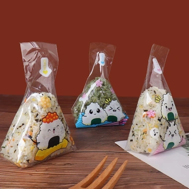 GI 100 chiếc túi đóng gói sushi hình tam giác dễ thương, khuôn rong biển cho bento - giảm còn 34.300₫ 8 GI 100 chiếc túi đóng gói sushi hình tam giác dễ thương, khuôn rong biển cho bento - giảm còn 34.300₫ 8