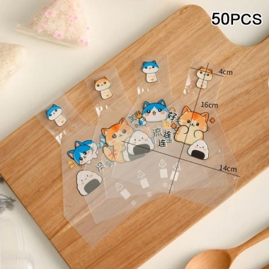 GI 100 chiếc túi đóng gói sushi hình tam giác dễ thương, khuôn rong biển cho bento - giảm còn 34.300₫ 9 GI 100 chiếc túi đóng gói sushi hình tam giác dễ thương, khuôn rong biển cho bento - giảm còn 34.300₫ 9