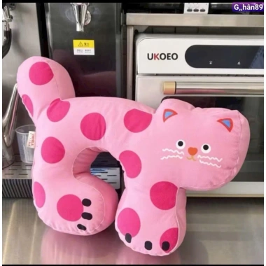 Giá chỉ 98.000 Gối cổ hình chú mèo con dễ thương, gối ôm kê cổ 127.400
