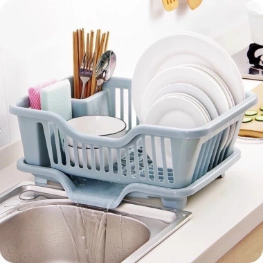 Giá để bát nhựa cao cấp, khay úp bát & kệ nhựa có lỗ thoát nước - 32.242₫
