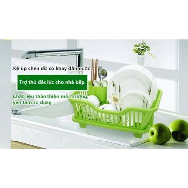 Giá để bát nhựa cao cấp, khay úp bát & kệ nhựa có lỗ thoát nước - 32.242₫