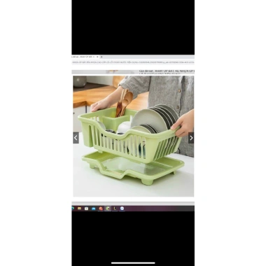 Giá để bát nhựa cao cấp, khay úp bát & kệ nhựa có lỗ thoát nước - 32.242₫