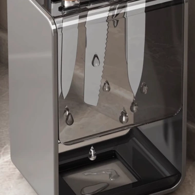 Giá để dao kéo và ống đựng đũa thìa HIKARI ED-93 - Treo tường, để bàn, thép carbon không gỉ, giá 195.000