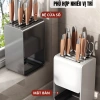 Giá để dao kéo và ống đựng đũa thìa HIKARI ED-93 - Treo tường, để bàn, thép carbon không gỉ, giá 195.000 8