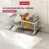 Giá Để Đồ Rửa Chén Bát JYoohome Inox 304 Chống Rỉ - Kệ Bồn Rửa Tiện Lợi + Khay Hứng Nước - Giá 24.000₫