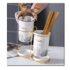 Giá Để Đũa Đôi Gốm Sứ Ống Thoát Nước - Gia Đình, Hộp Đựng Đồ Dùng Nhà Bếp 155.000 VND, Tiết Kiệm 20% 5