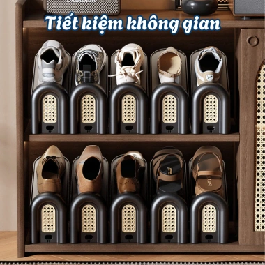 Giá để giày thông minh TOAM 2 nấc điều chỉnh retro - Tiết kiệm không gian 6