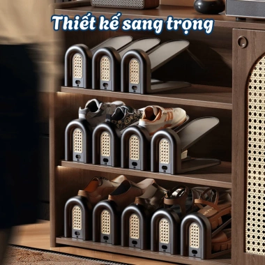 Giá để giày thông minh TOAM 2 nấc điều chỉnh retro - Tiết kiệm không gian 8