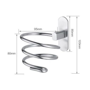 Giá để máy sấy tóc dán tường tiện lợi, chỉ 95.000 đồng, giảm 20% cho phòng tắm