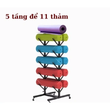 Giá để thảm yoga đa năng kệ treo đựng thảm tiết kiệm không gian tiện dụng chỉ 450.000đ