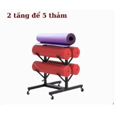 Giá để thảm yoga đa năng kệ treo đựng thảm tiết kiệm không gian tiện dụng chỉ 450.000đ