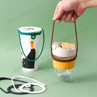 Giá Đỡ Bình Nước & Cốc Cà Phê Quai Cầm Tiện Dụng - Dễ Mang Theo Du Lịch, Giá 50.600₫