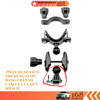Giá đỡ cam hành trình - kẹp gương ô tô - Đế chống rơi cam Vietmap Xiaomi 30.000đ