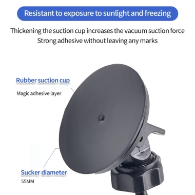 Giá đỡ camera hành trình GPS đa năng 360 độ xoay tự do, chân hút mạnh - Giá 37.400₫ 4