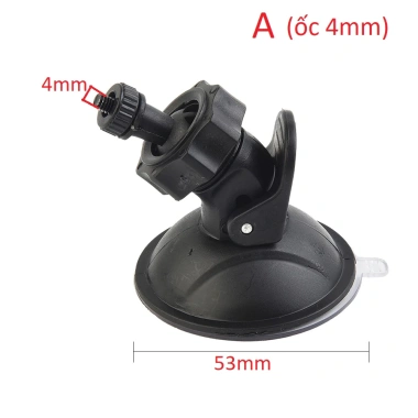 Giá đỡ camera hành trình ô tô xoay 360 độ, mẫu A, ốc 4mm/6mm - chỉ 32.000đ